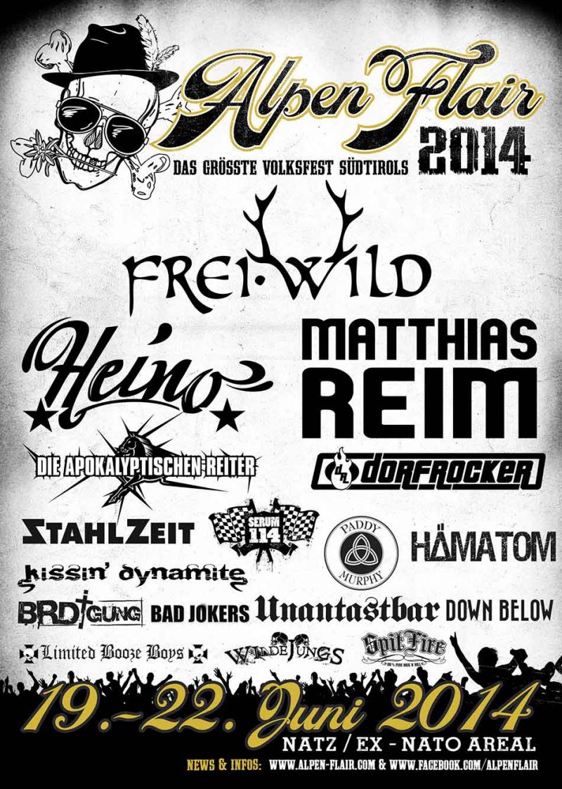 Alpen Flair, das grösste Volksfest in Südtirol mit Rekordvorverkauf!