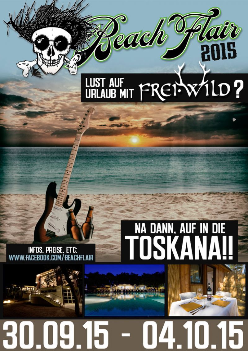 "Ab in den Urlaub"...Beach Flair 2015 in der Toskana