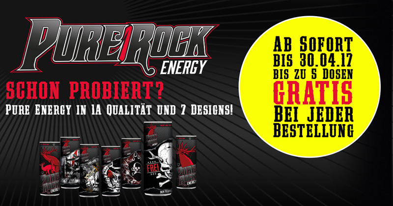 Pure Rock Energy - Shopaktion!