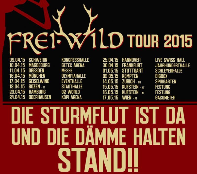 Album-Arenatour 2015: Die Sturmflut ist da und die Dämme halten stand