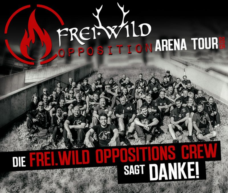 Frei.Wild Opposition Arenatour 2015 RESUMEE