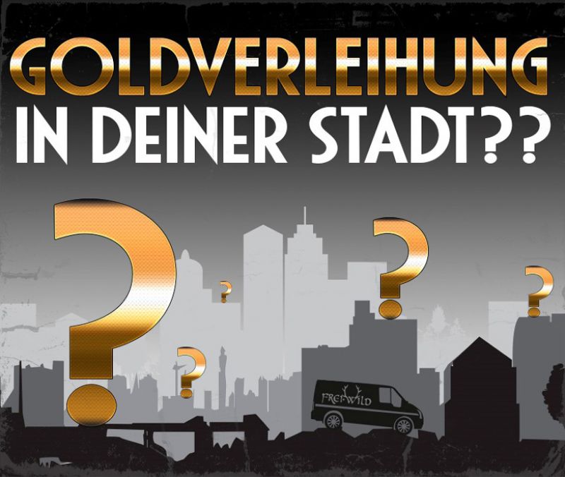 GOLD FÜR FRANKFURT LIVE DVD - VERLEIHUNG IN DEINER STADT ?