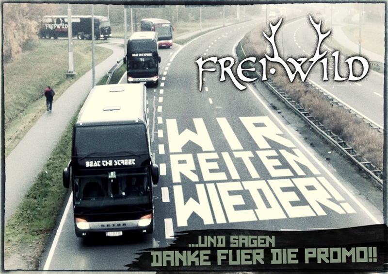 Wir reiten wieder... und sagen Danke für die Promo!!!