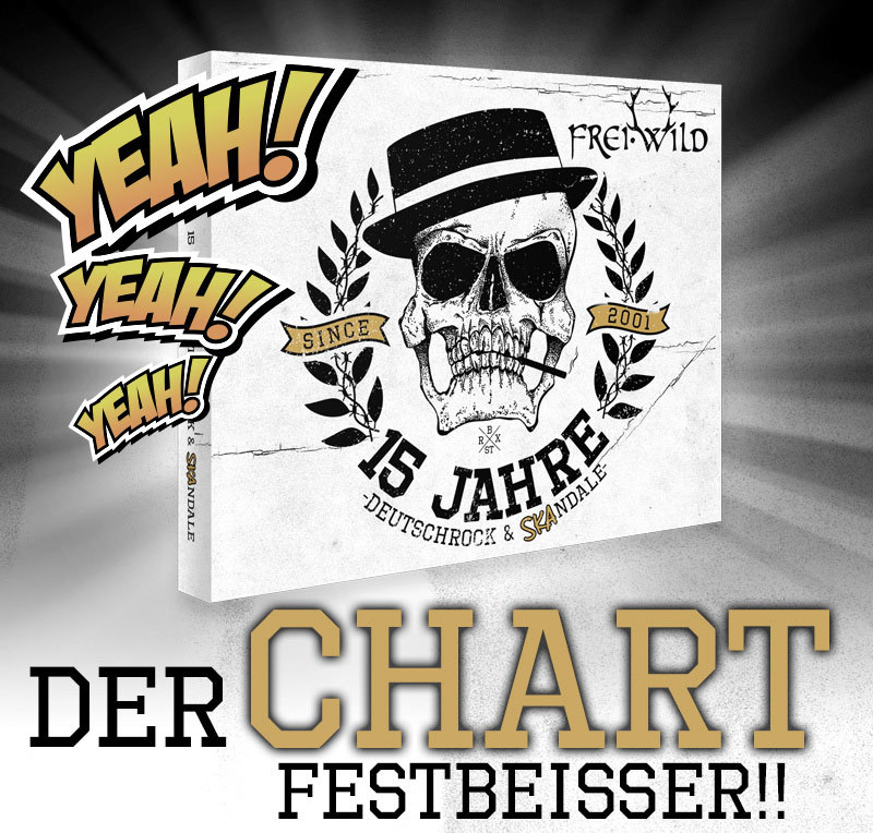 Der Chart-Festbeißer: 15 Jahre Deutschrock und SKAndale !