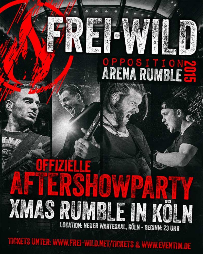 Aftershowparty Köln am 29.12.2015 !