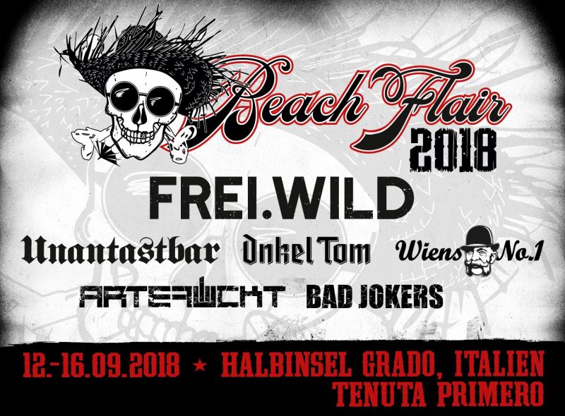 BEACH FLAIR 2018 - Finales Line Up 12. bis 16.09.2018