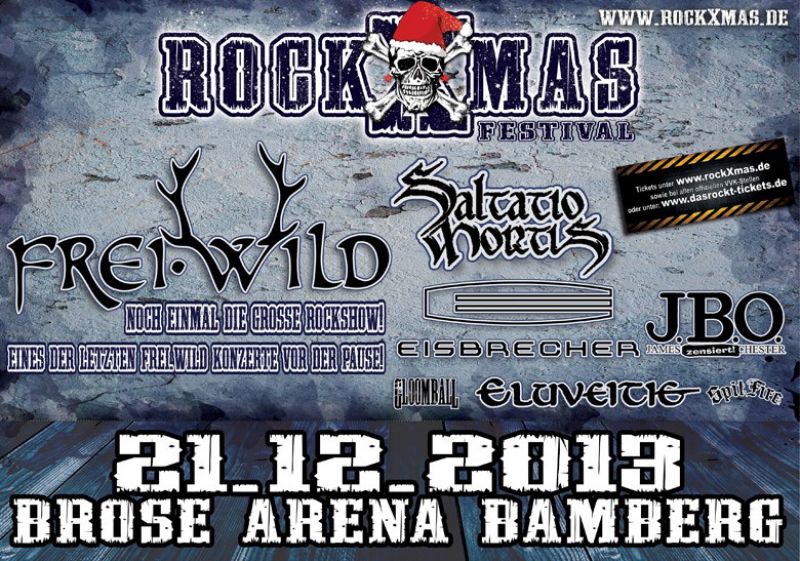 Bamberg: Rock X Mas Festival. Das letzte Rockfestival vor der großen Pause