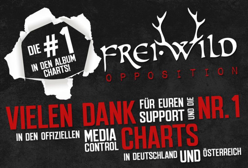 "Opposition", ihr habt gewählt! Chartposition unangefochten in GER & AT auf der #1