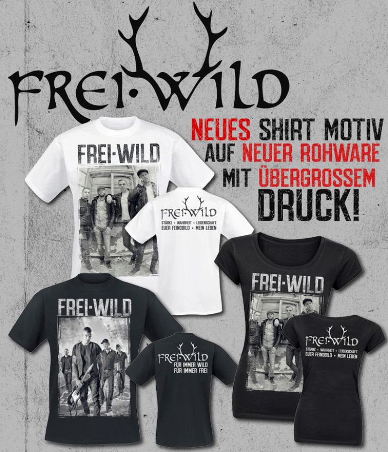 Merchankündigung: Neues Shirt Motiv auf neuer Rohware und übergroßem Druck