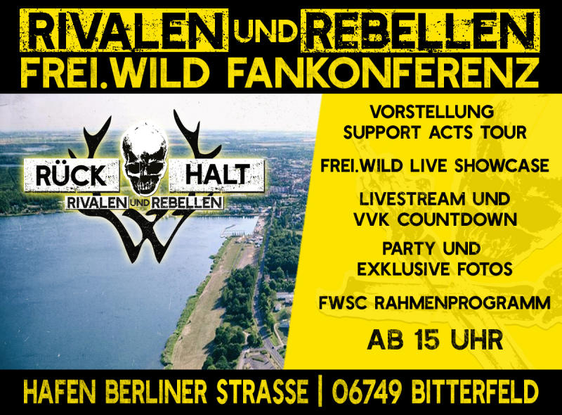RIVALEN UND REBELLEN - FREI.WILD FANKONFERENZ - DER ABLAUF!!!