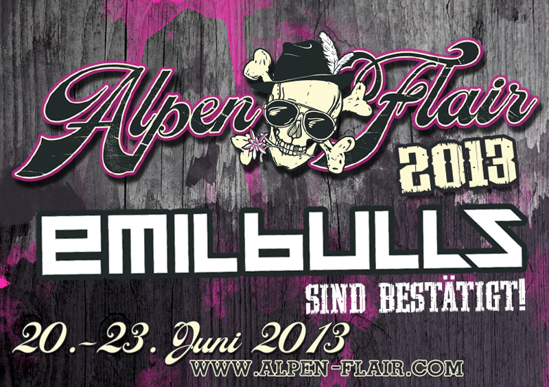 Alpen Flair 2013 erhält Zuwachs in Form von den EMIL BULLS