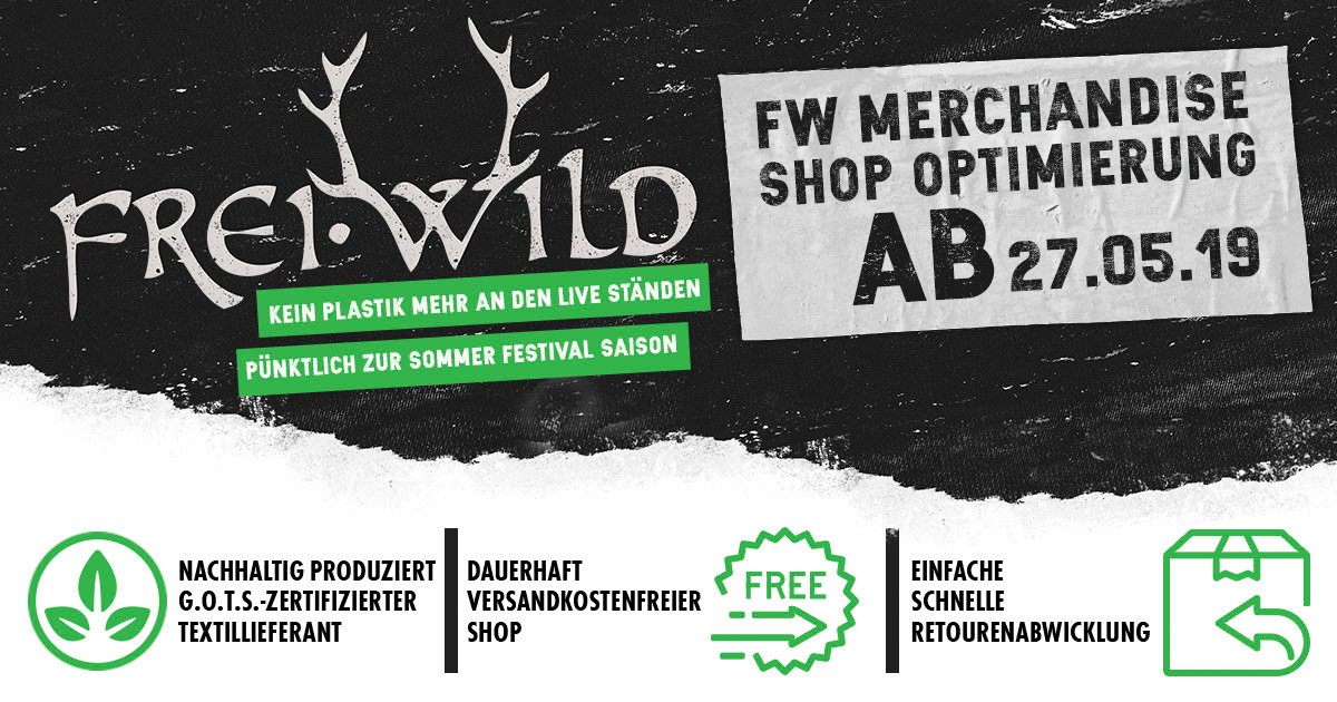 Frei.Wild Shop Optimierung der Umtausch Blog Frei.Wild