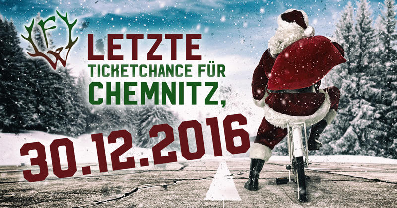 Letzte Ticketchance Konzert, Chemnitz, 30.12.2016 !