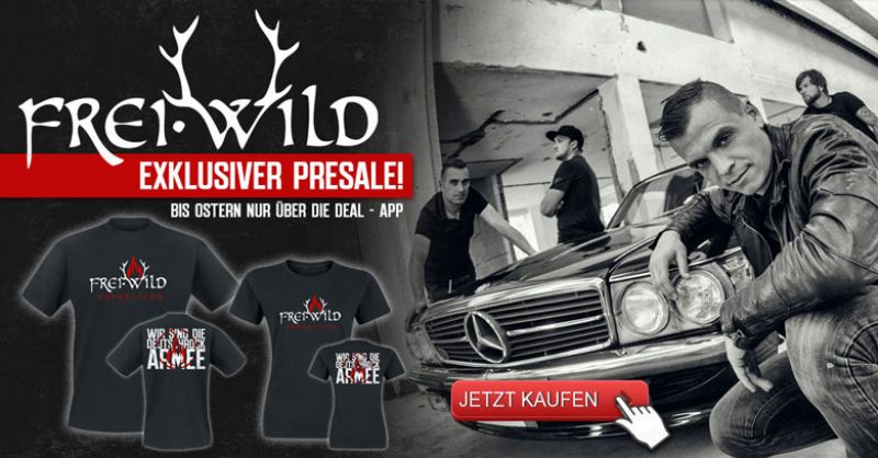 Exklusiver Opposition Merch Presale in unserer Deal App für FB, Twitter und Co.