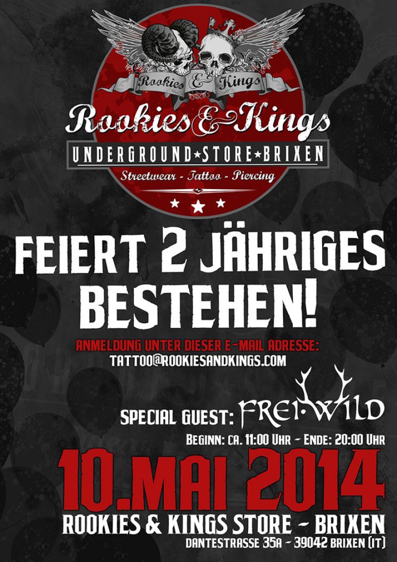 ZWEI Jahre Rookies and Kings Store Brixen- Wir feiern Geburtstag
