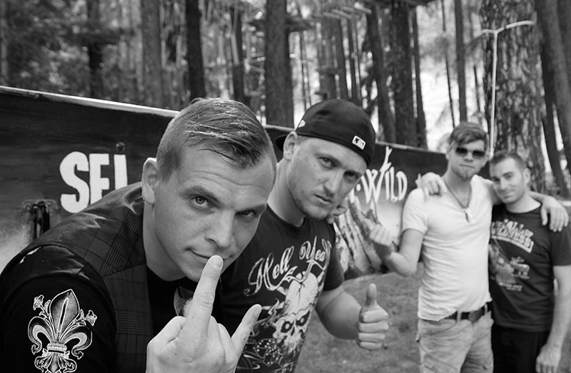 Frei.Wild Parcour im Hochseilgarten Skytrek