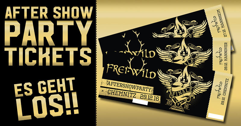 Frei.Wild XMAS Shows - Locations der Aftershow Party`s !