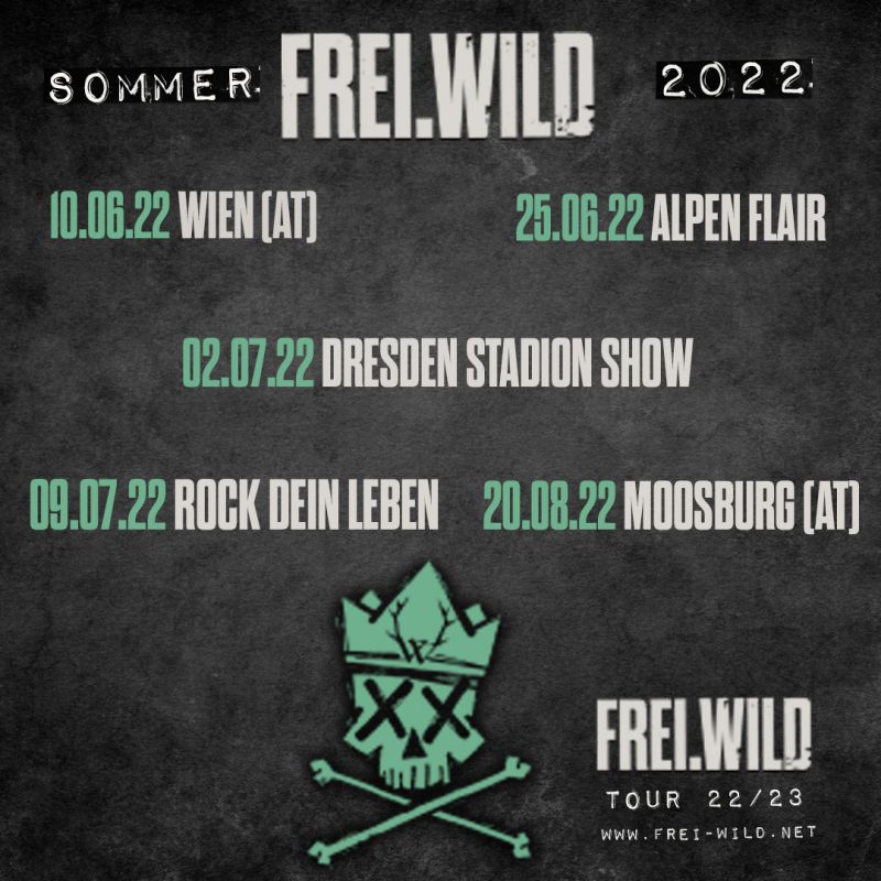 Die Frei.Wild Sommer LIVE-Shows !