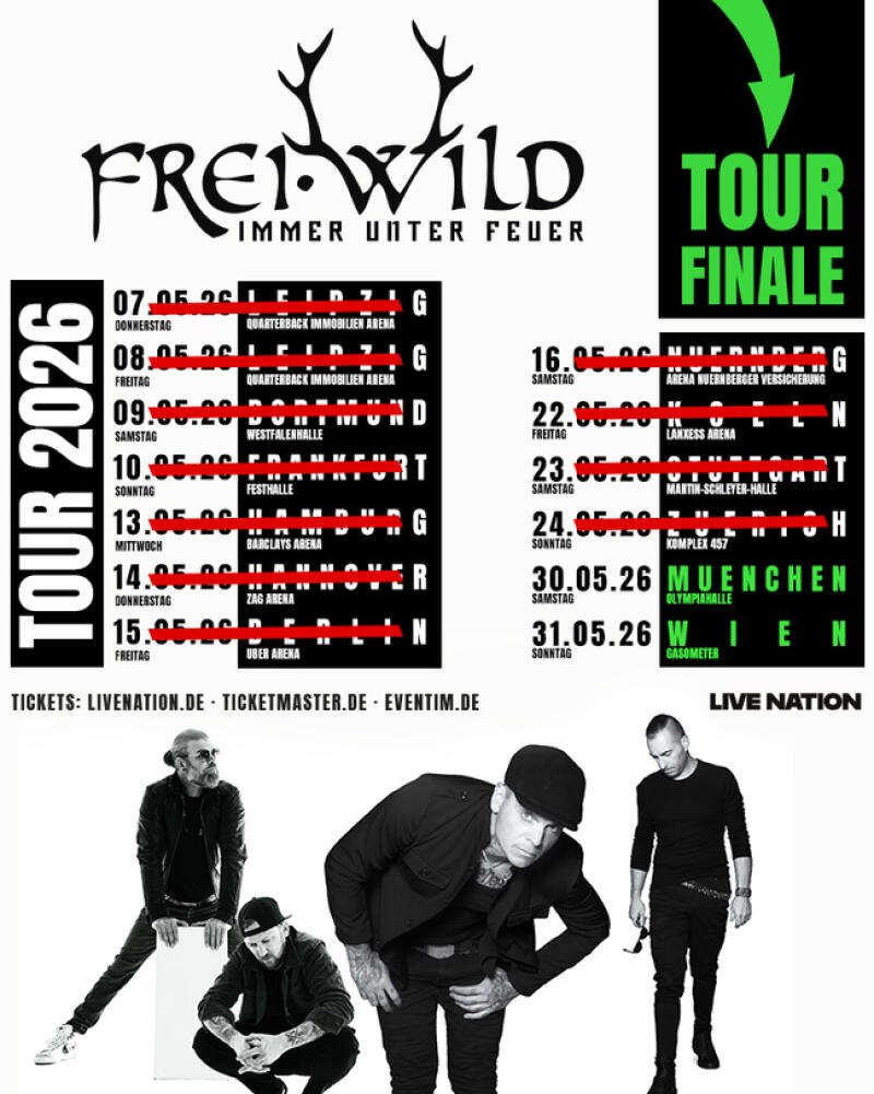 MÜNCHEN. WIEN. TOURFINALE.!